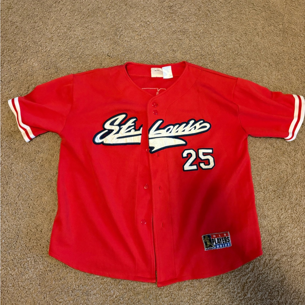 Vintage St Louis McGwire Baseball Jersey